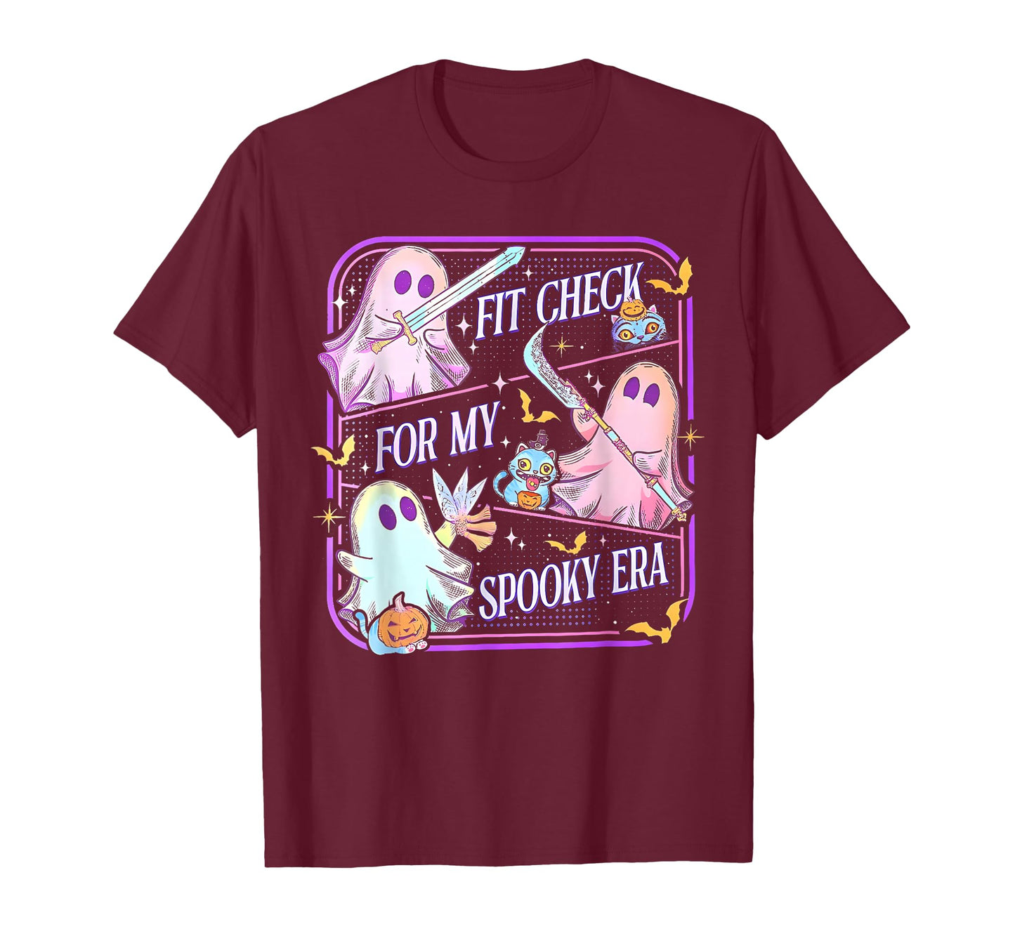 Fit Check for My Spooky Era Cute Halloween Ghost T-Shirt