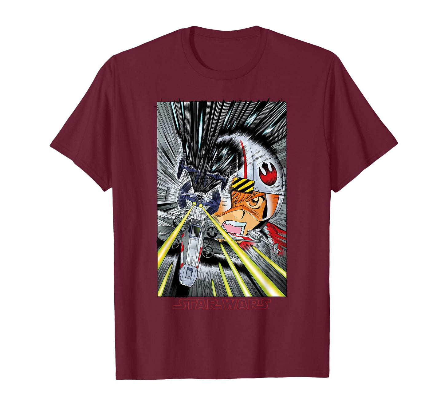Star Wars Rebel Pilot Anime Poster T-Shirt