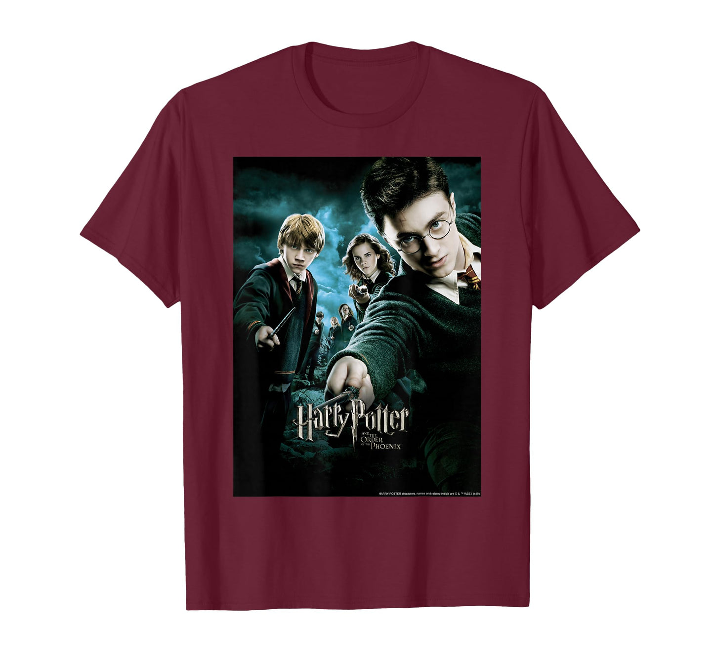 Harry Potter Order Of The Phoenix Wands Drawn Poster T-Shirt