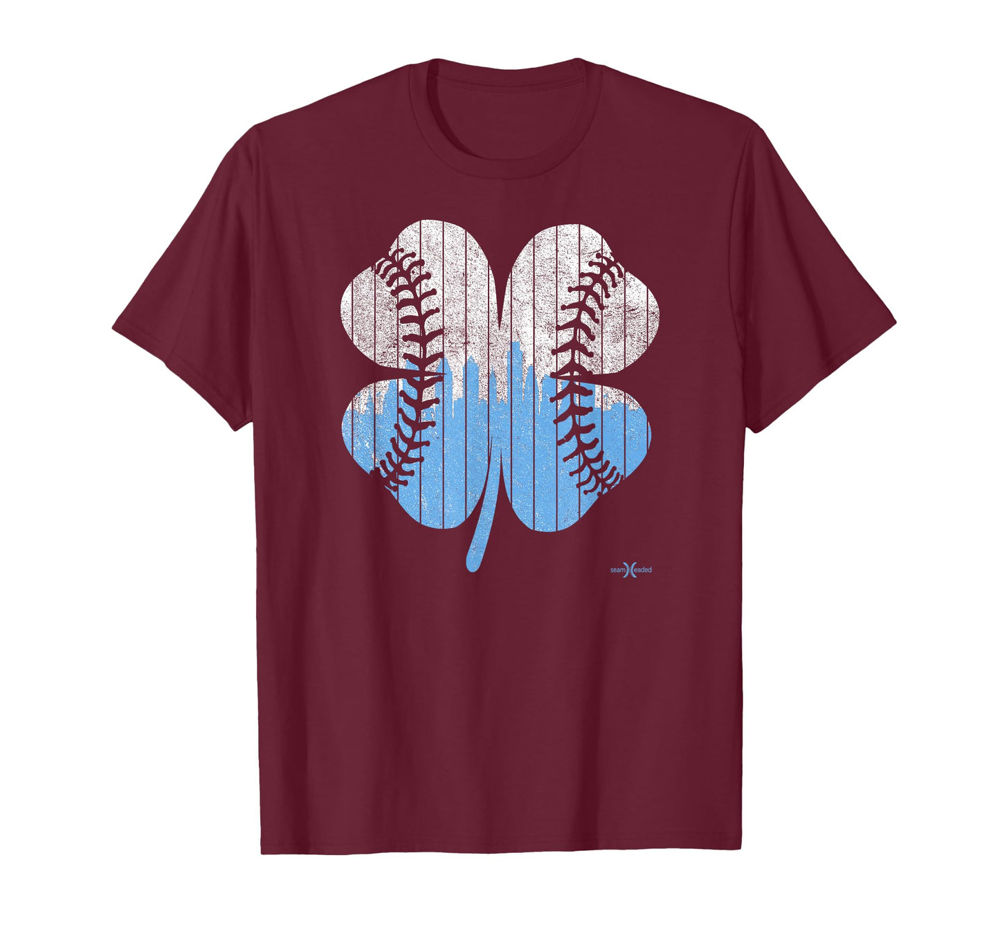 Classic Philadelphia Baseball Shamrock T-Shirt