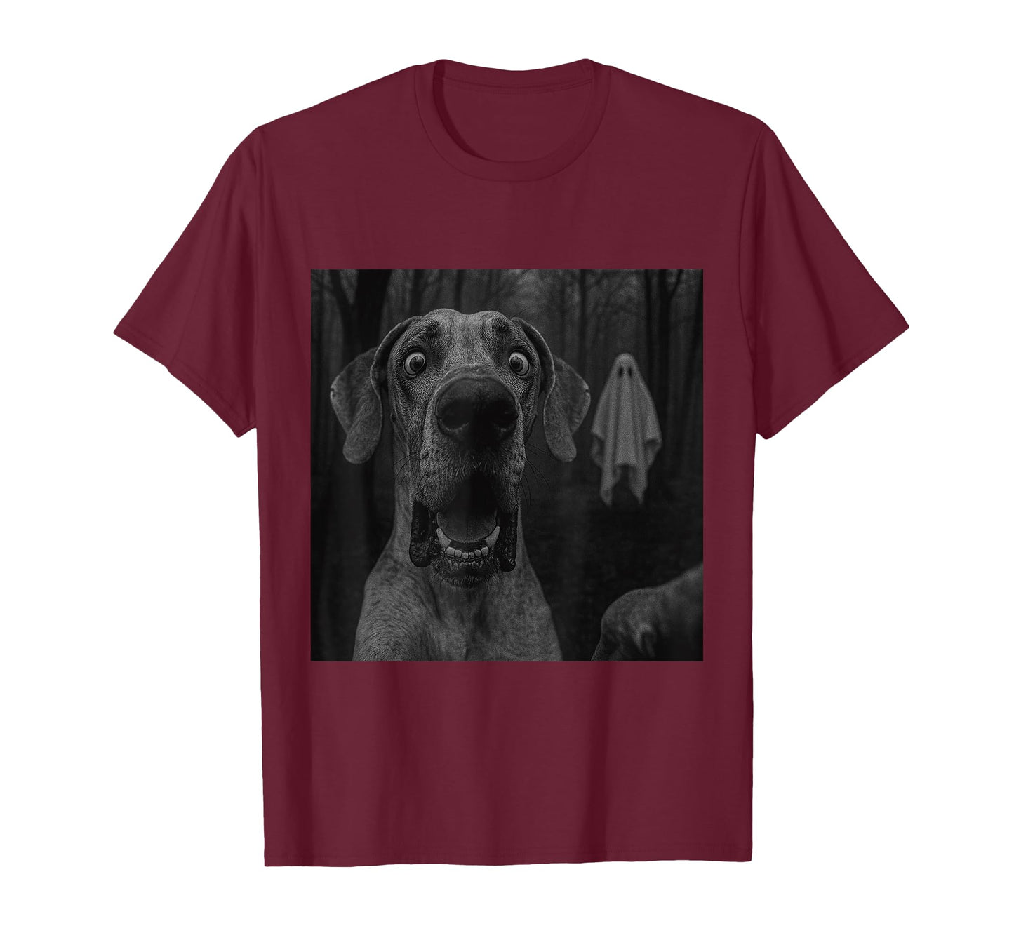 Great Dane Ghost Spooky Halloween T-Shirt