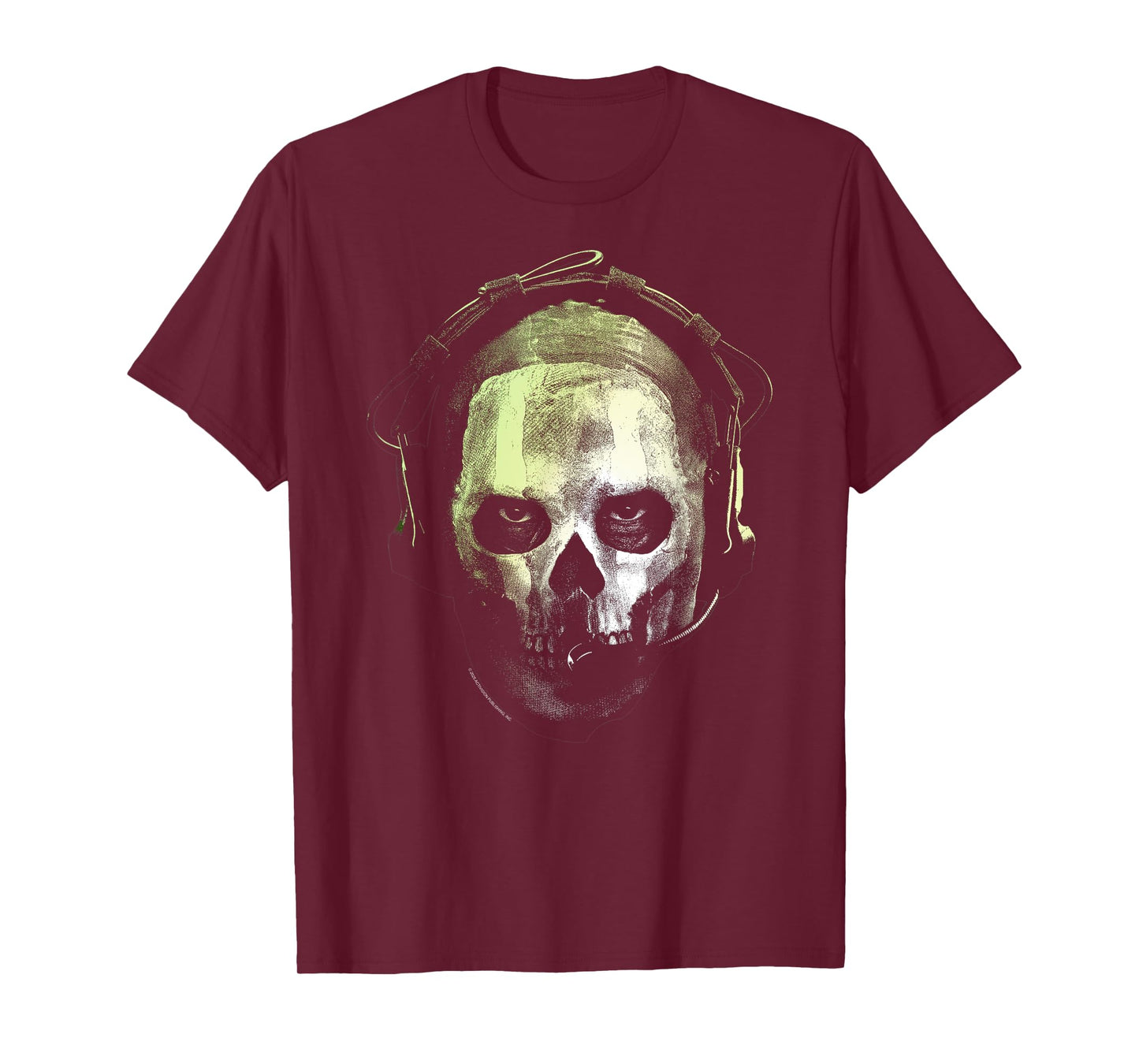 Call of Duty Ghost Skull Portrait Video Game T-Shirt