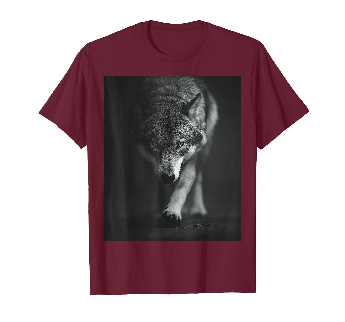 Wolf in Dark and Ominous T-Shirt