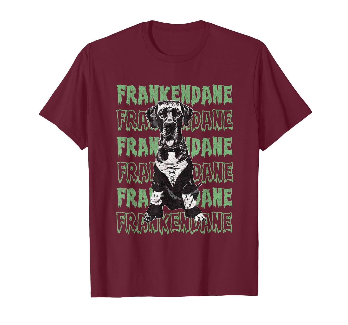 Funny Great Dane Halloween Monster, Dog Mom, Frankendane Dad T-Shirt