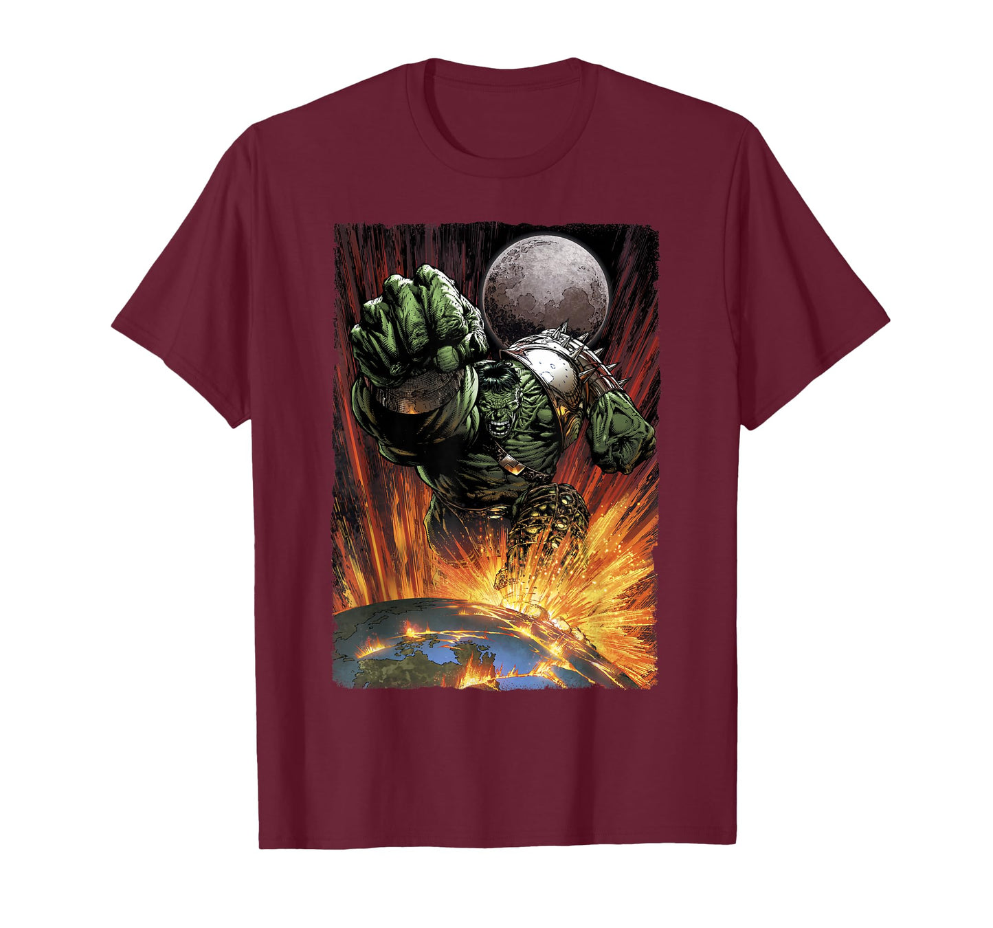 Marvel Comics Retro Classic World War Hulk Planet Explosion T-Shirt