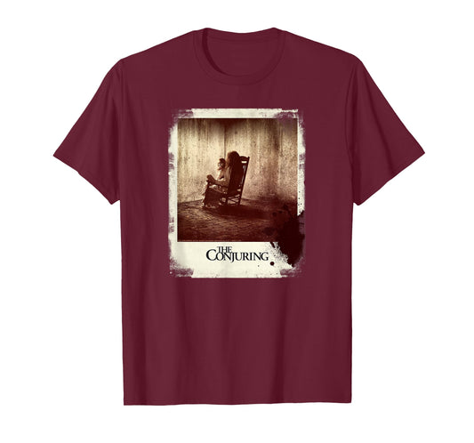 The Conjuring Grunge Annabelle Polaroid Horror Poster T-Shirt