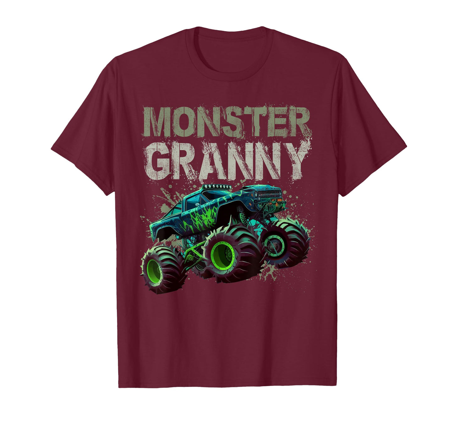 Monster Truck Granny Family Matching Monster Truck Lovers T-Shirt