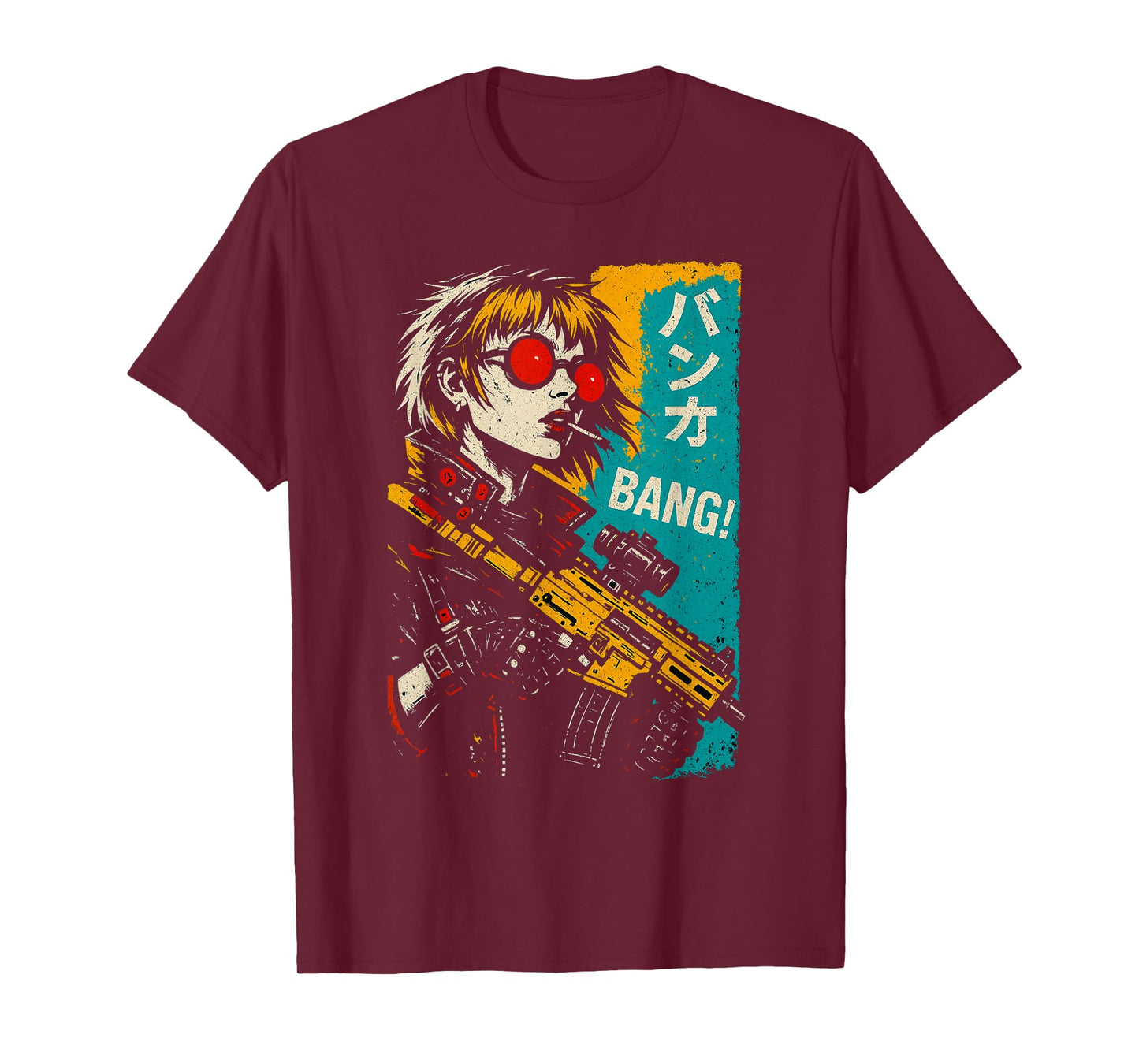Japanese Futuristic Fashion | Retro Techwear | Anime Manga T-Shirt