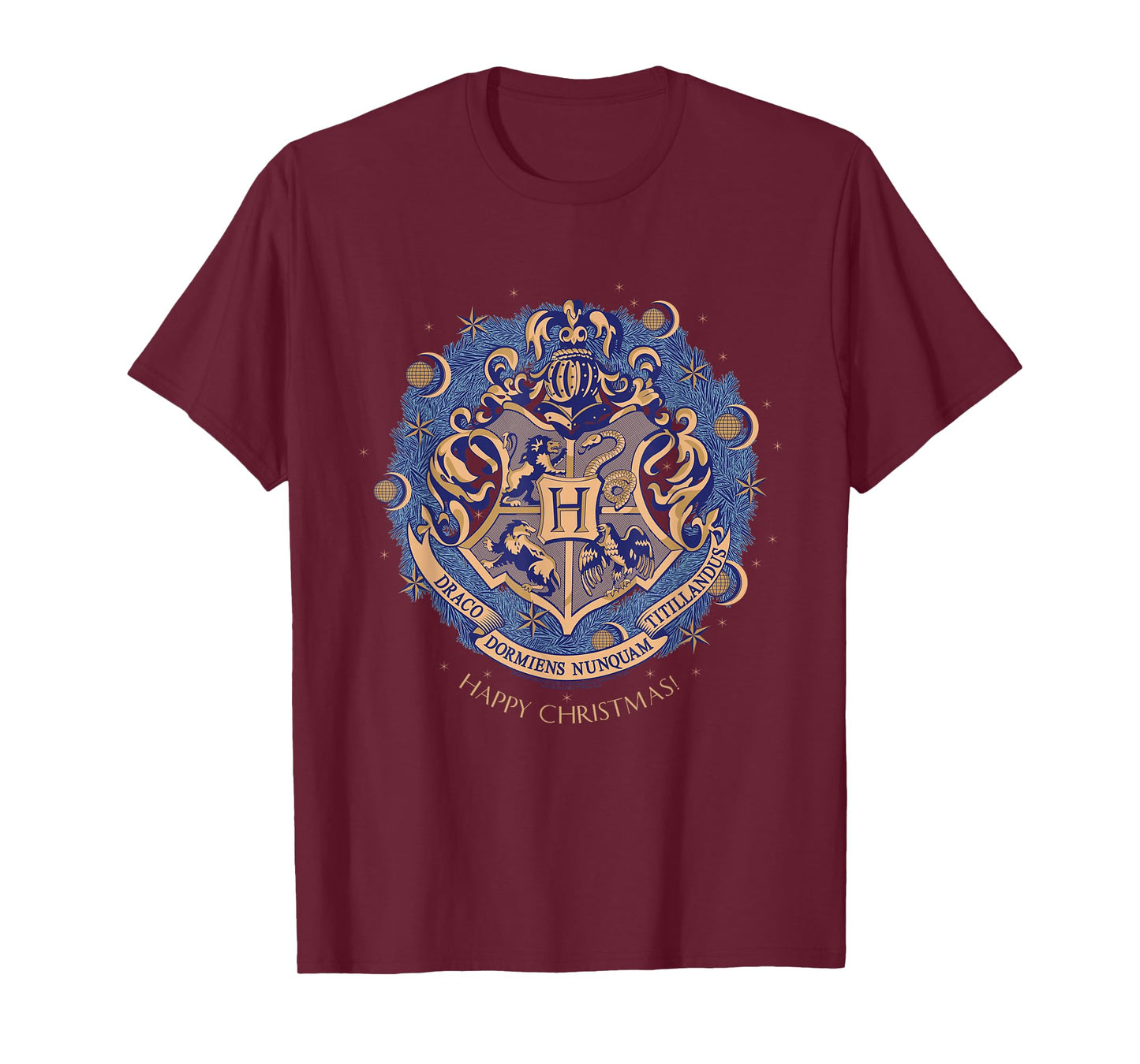 Harry Potter Happy Christmas from Hogwarts Christmas T-Shirt