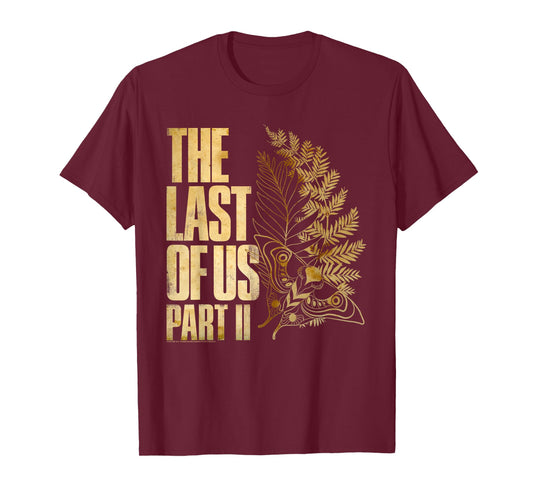 The Last of Us Part II Golden Moth and Leaves Video Game T-Shirt