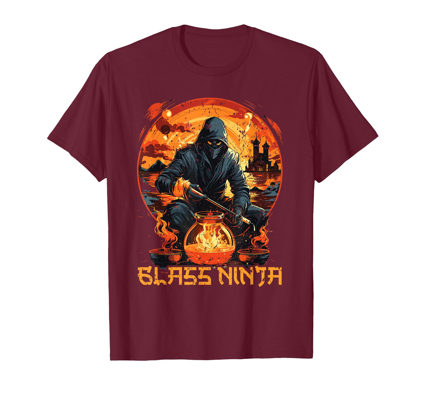Glassblowing Glassblower Glassmaker Lampwork Glass Blowing T-Shirt