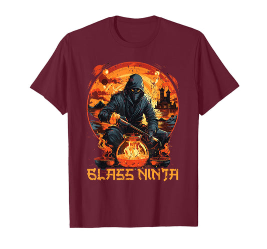Glassblowing Glassblower Glassmaker Lampwork Glass Blowing T-Shirt