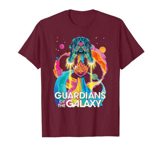 Marvel Guardians of The Galaxy Volume 3 Bowie Space Rainbow T-Shirt