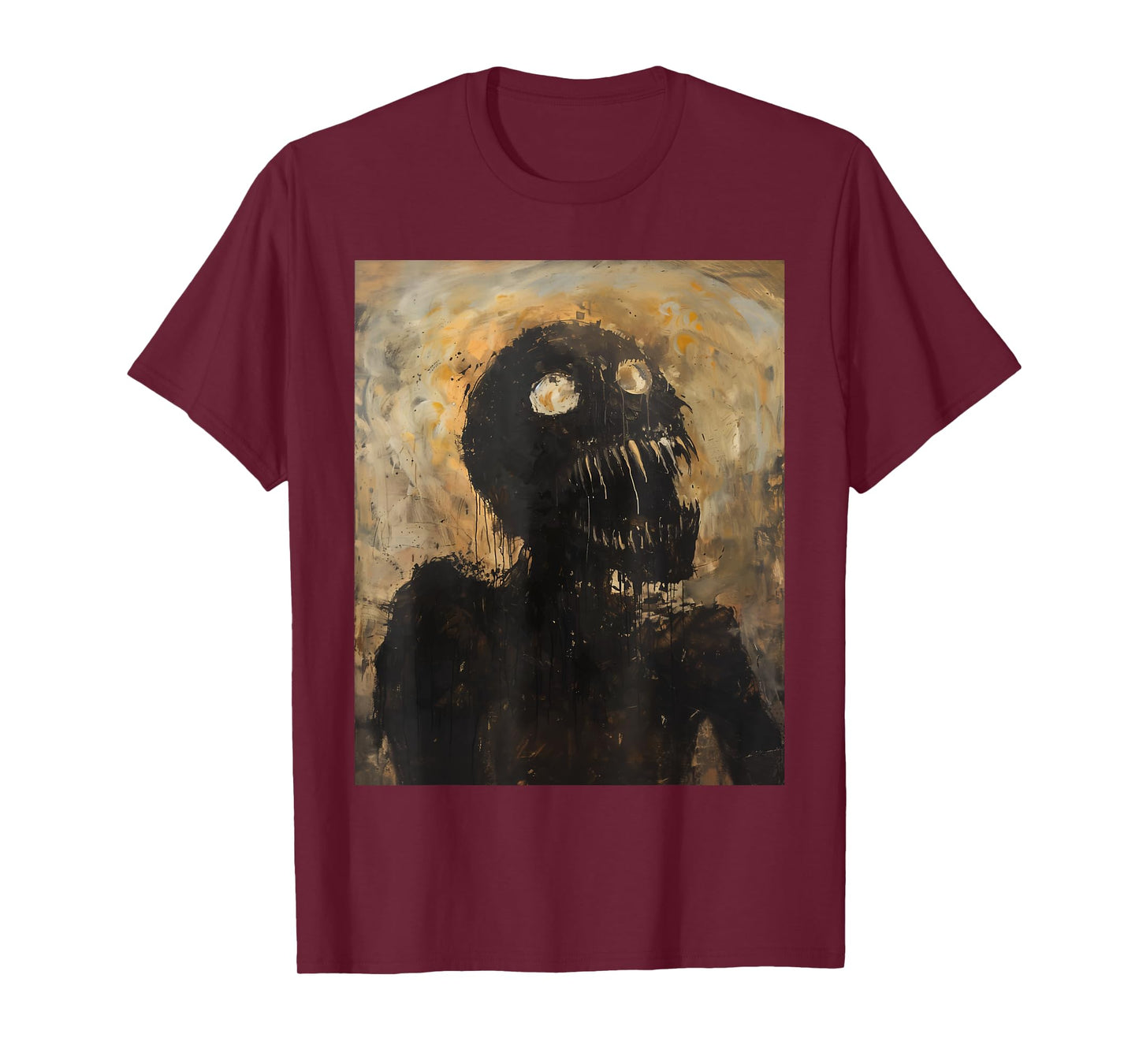 Horror Monster Art Evil Demon Skeleton Goth Zombie Creature T-Shirt