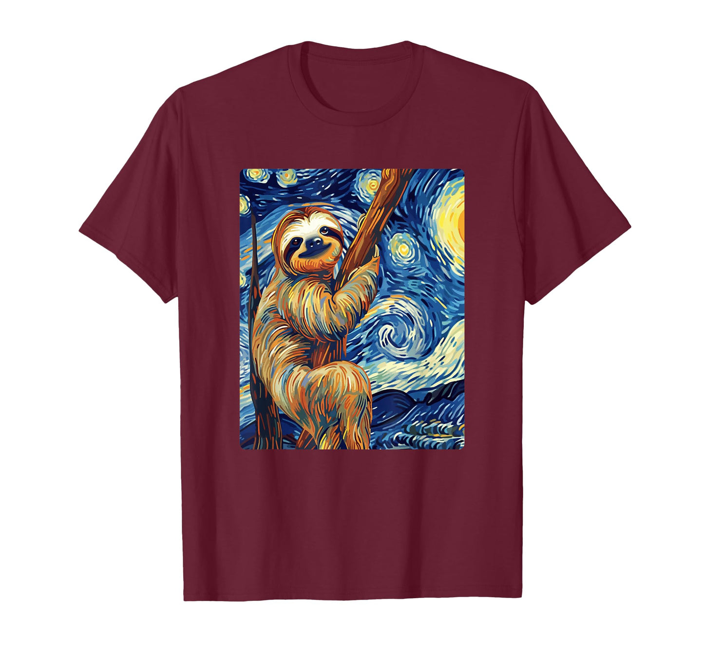 Starry Night Sloth T-Shirt