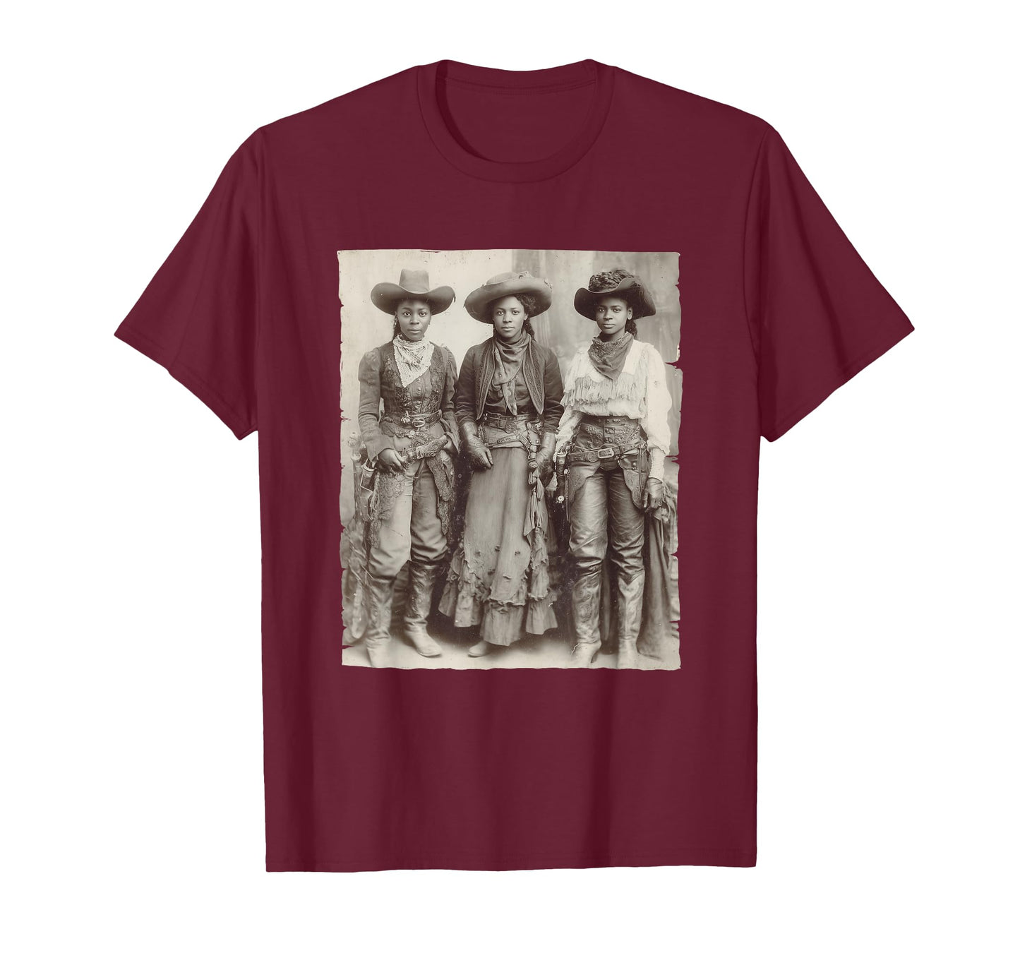 Black Cowgirl Western Rodeo Melanin Black History Texas T-Shirt