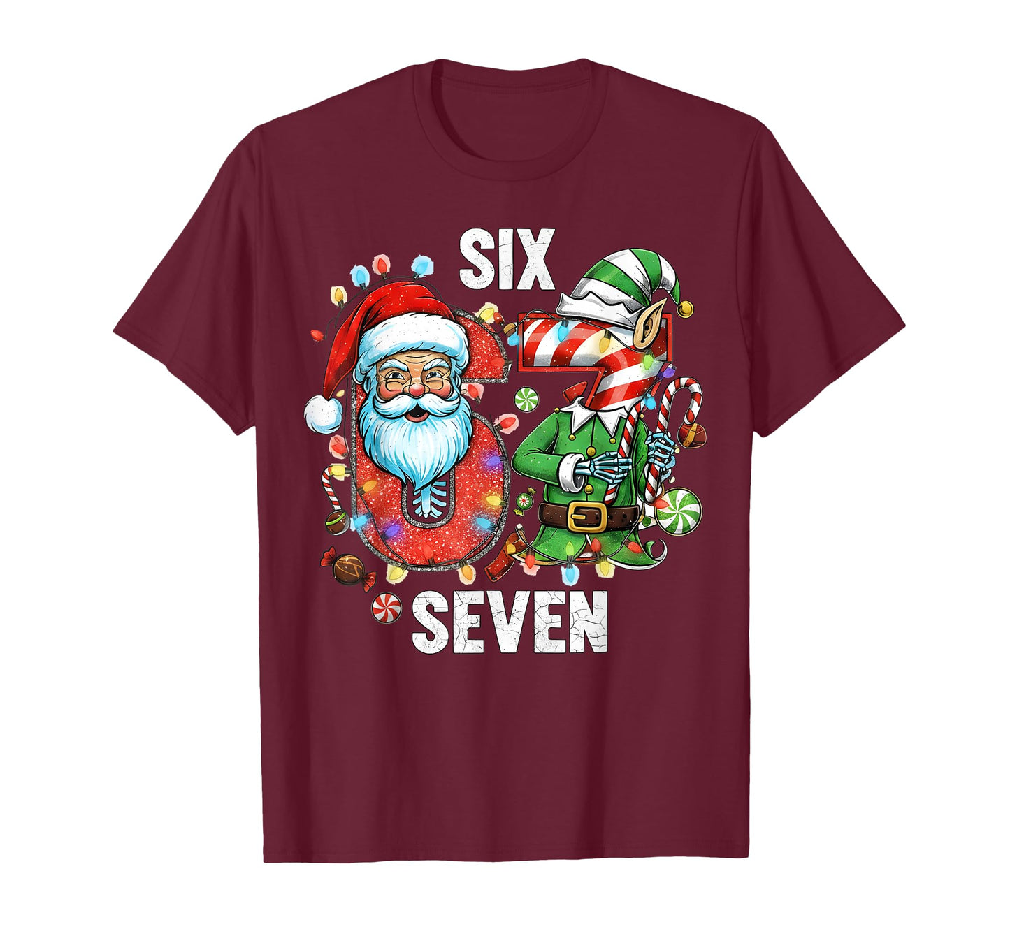 67 Christmas Shirt Six Seven for Kids Women Boys Girls 67 T-Shirt