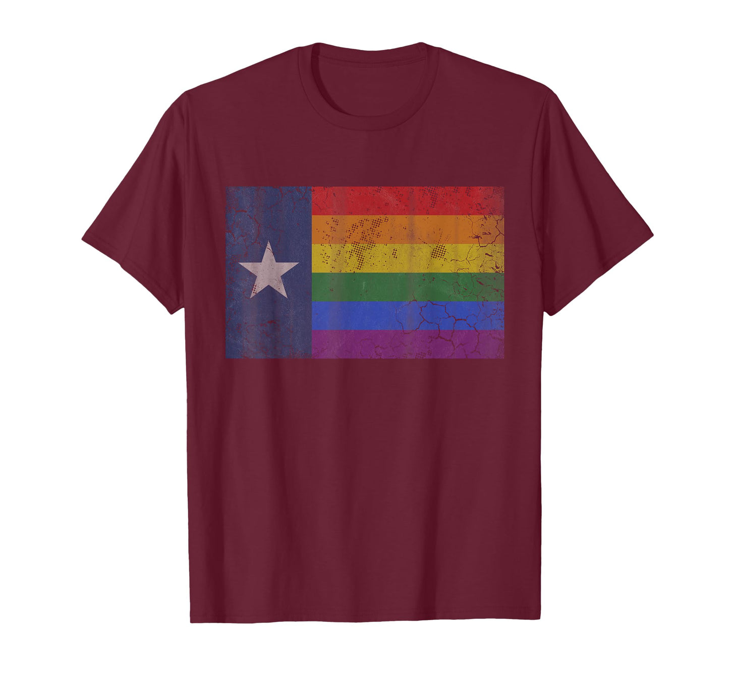 Texas LGBT T-Shirt Gay Pride Flag Shirt