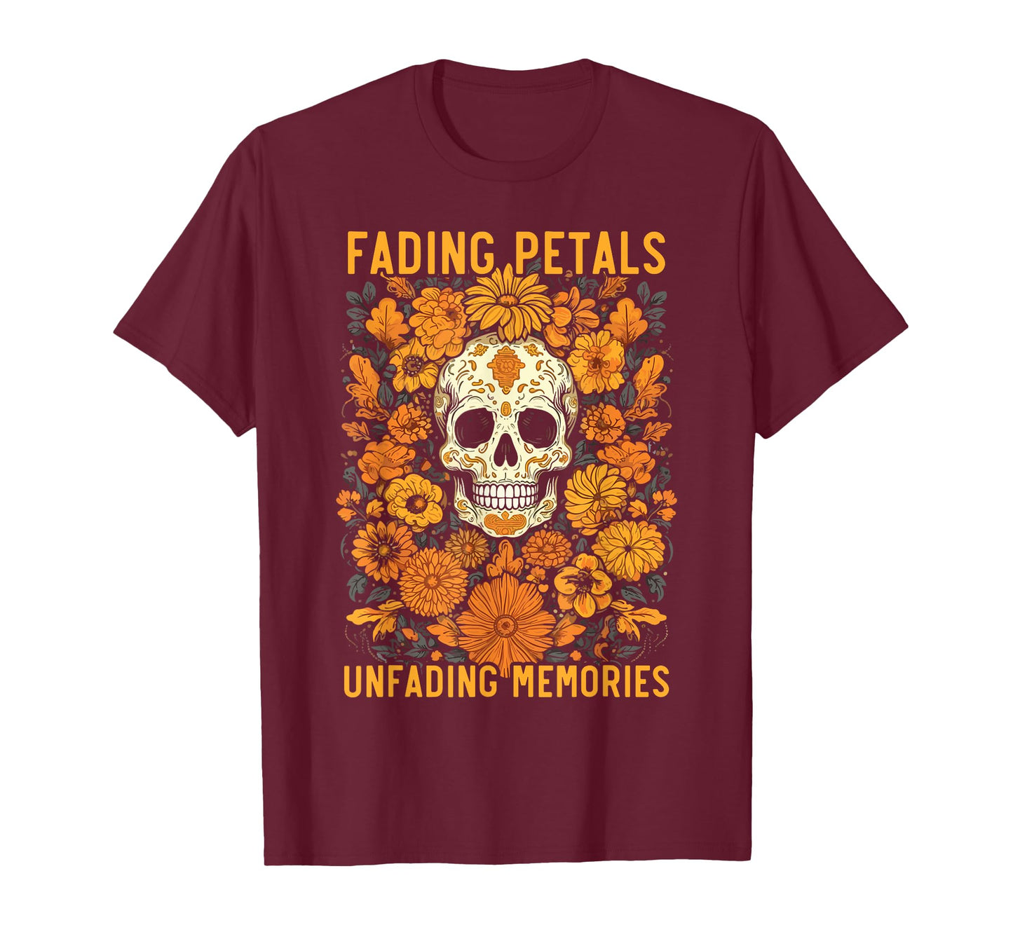 Dia De Los Muertos Sugar Skull Skeleton Mexican Holiday T-Shirt