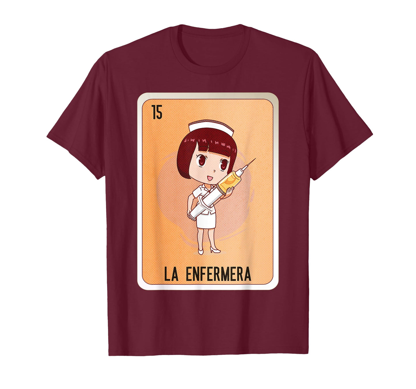 La Enfermera Mexican Slang Chicano Bingo Cards T-Shirt
