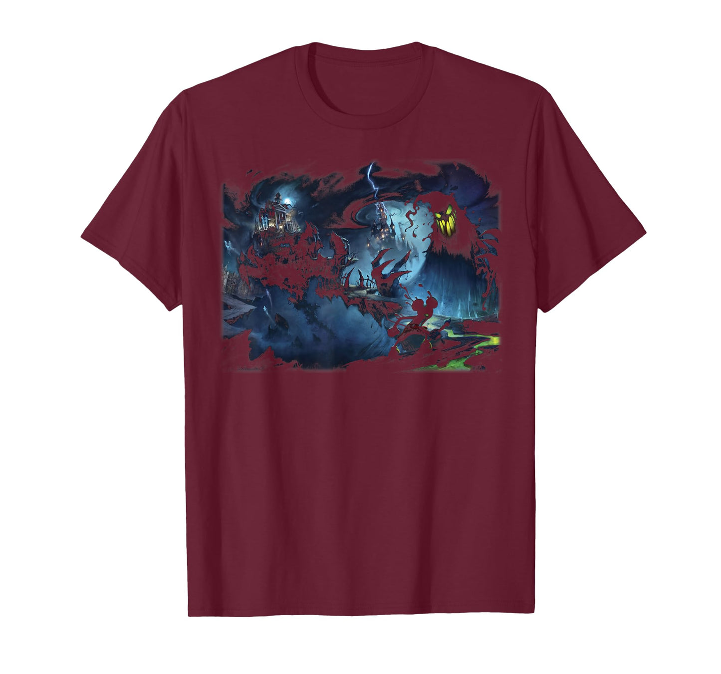 Disney Epic Mickey Game Scene Poster T-Shirt
