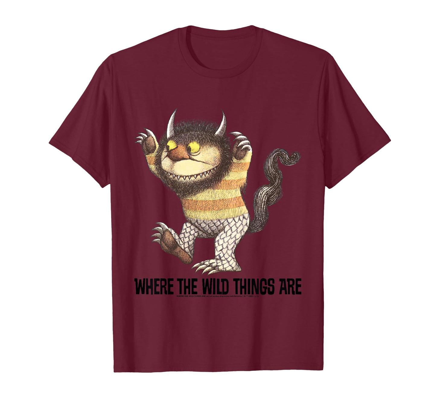 Kids Where The Wild Things Are Horned Monster Portrait T-Shirt