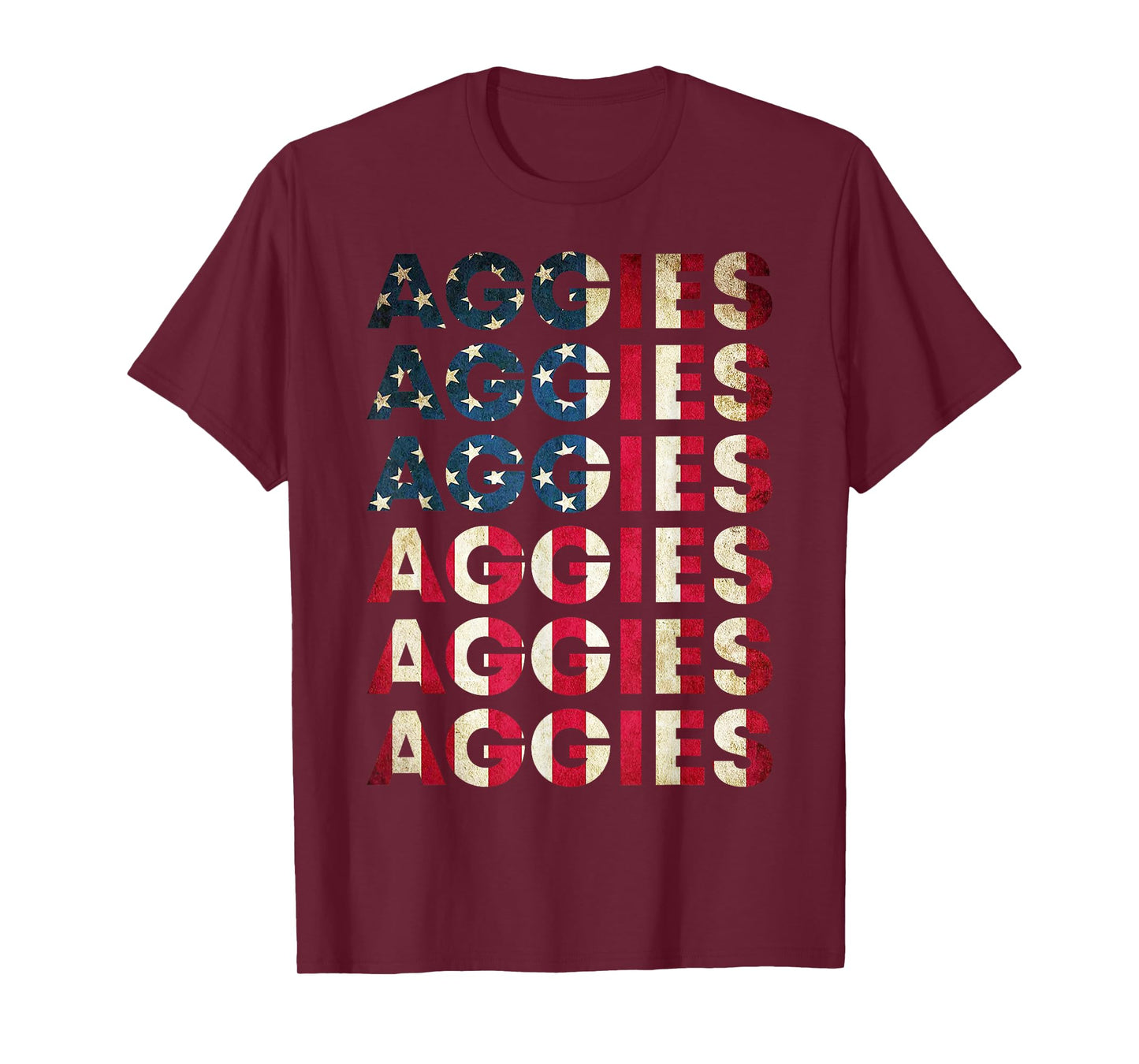 Retro Vintage Aggies Men Women Kids T-Shirt