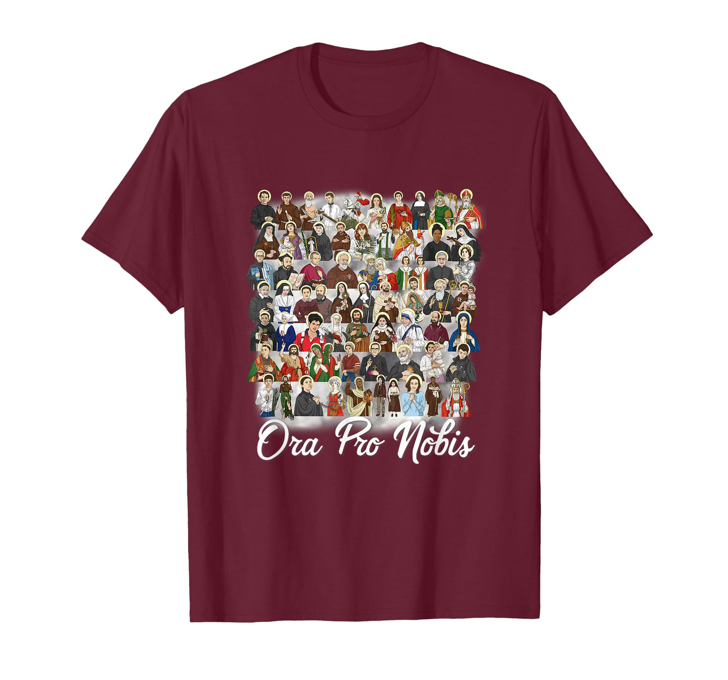 Catholic Patron Saints Latin Religious T-Shirt