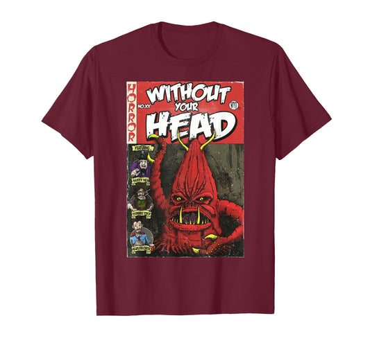 Vintage Comic Book B-Movie Monster Tee T-Shirt