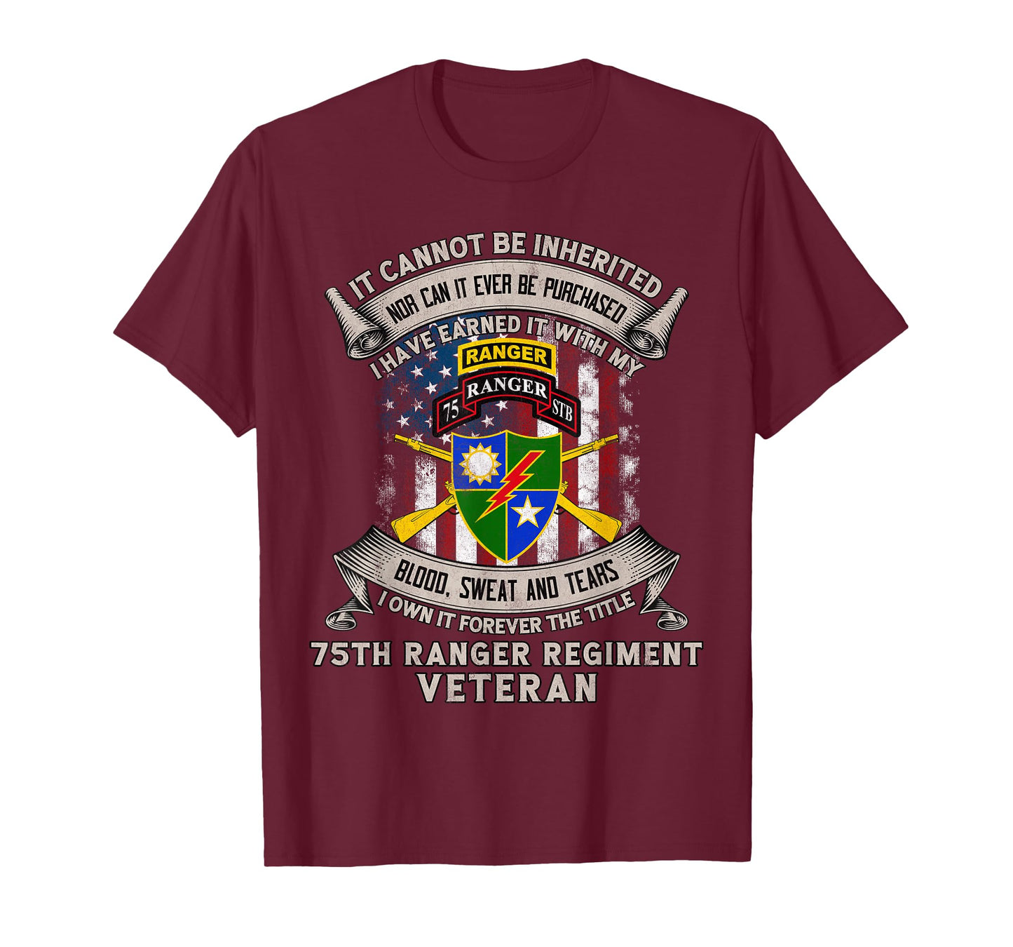 75th Ranger Regiment Veteran Rangers Lead The Way Gift Tee T-Shirt