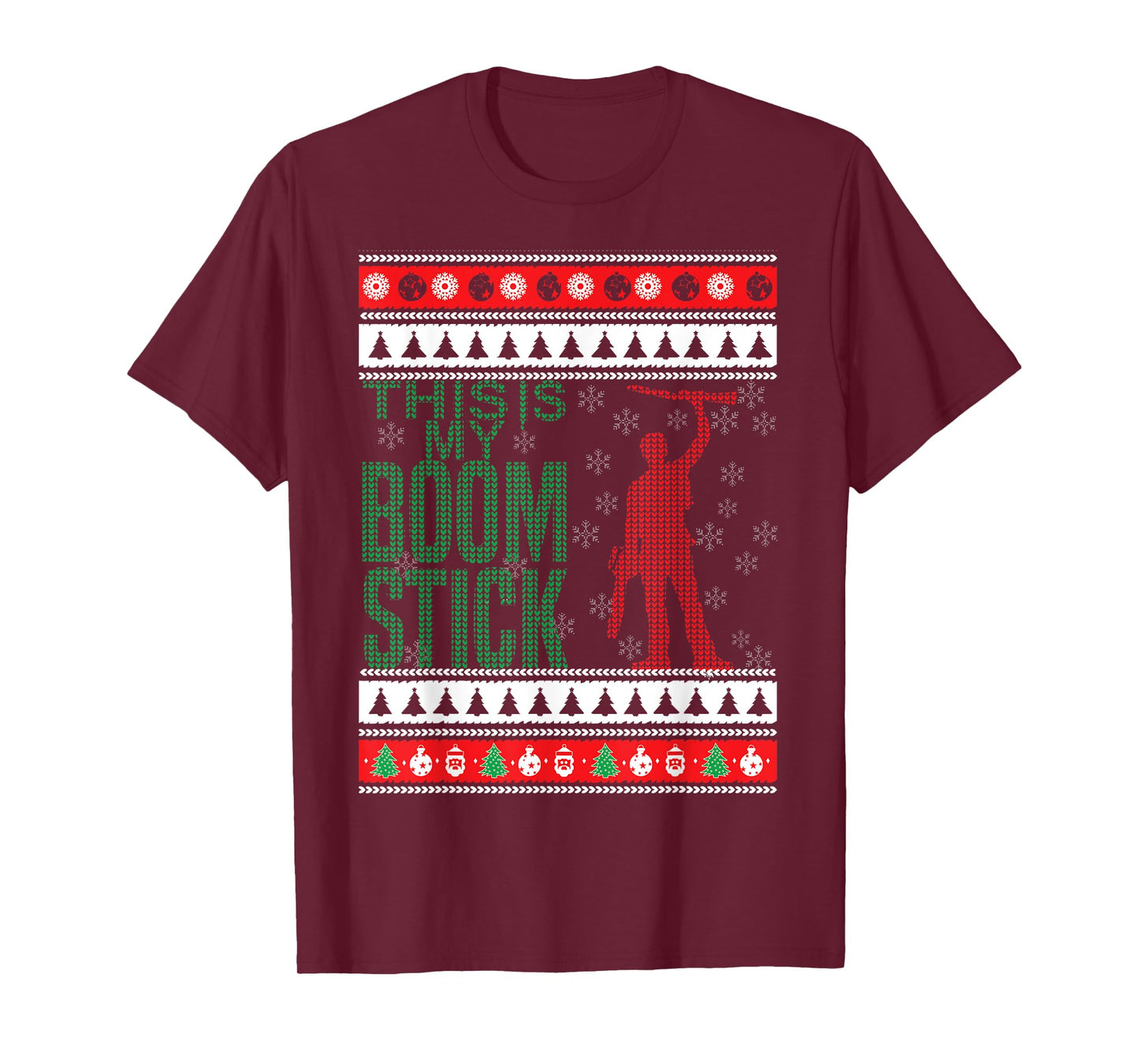 This Is My Boomstick Shotgun Christmas Snow Dead TShirt Evil