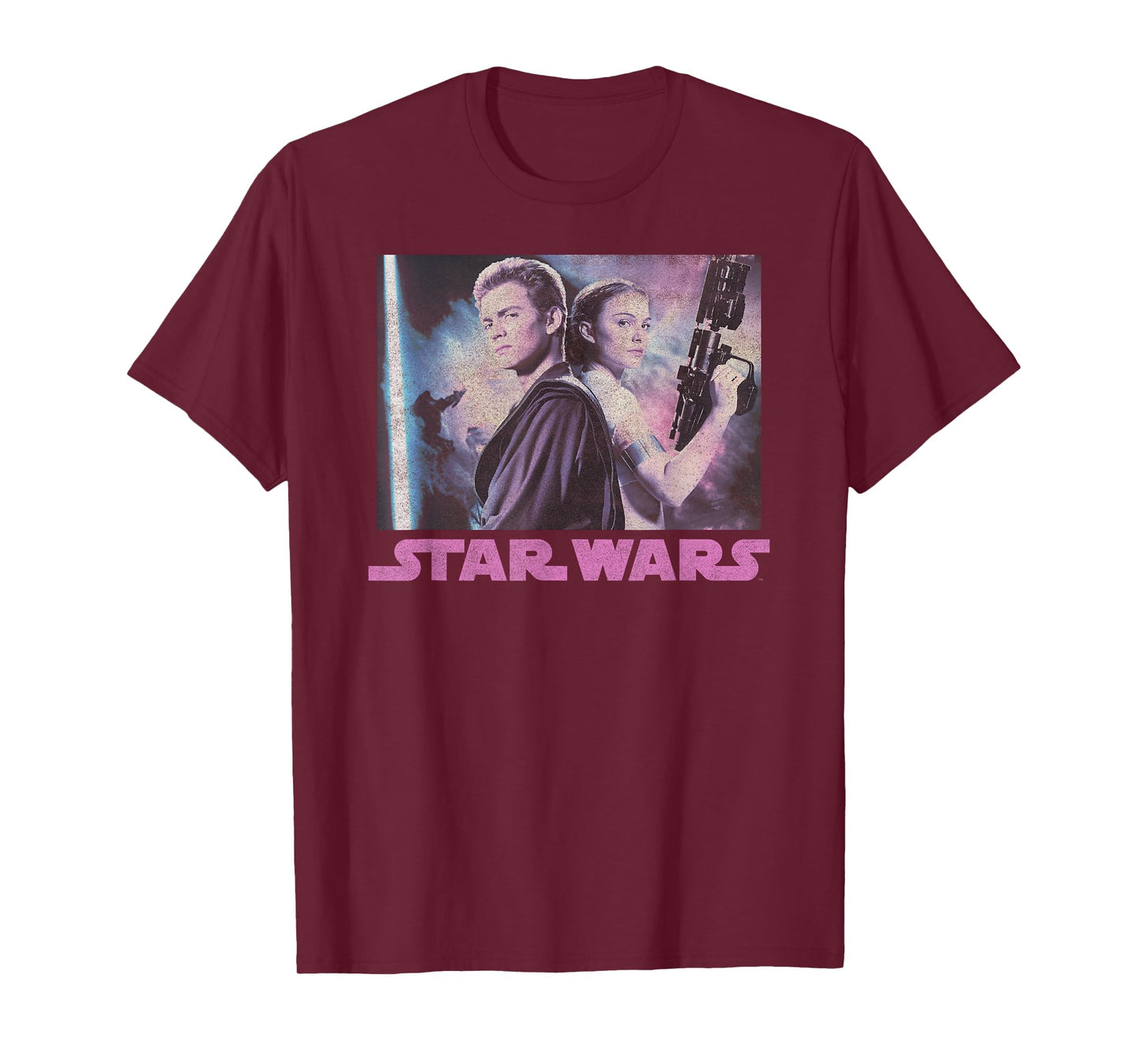 Star Wars Annakin And Padme Classic Portrait T-Shirt