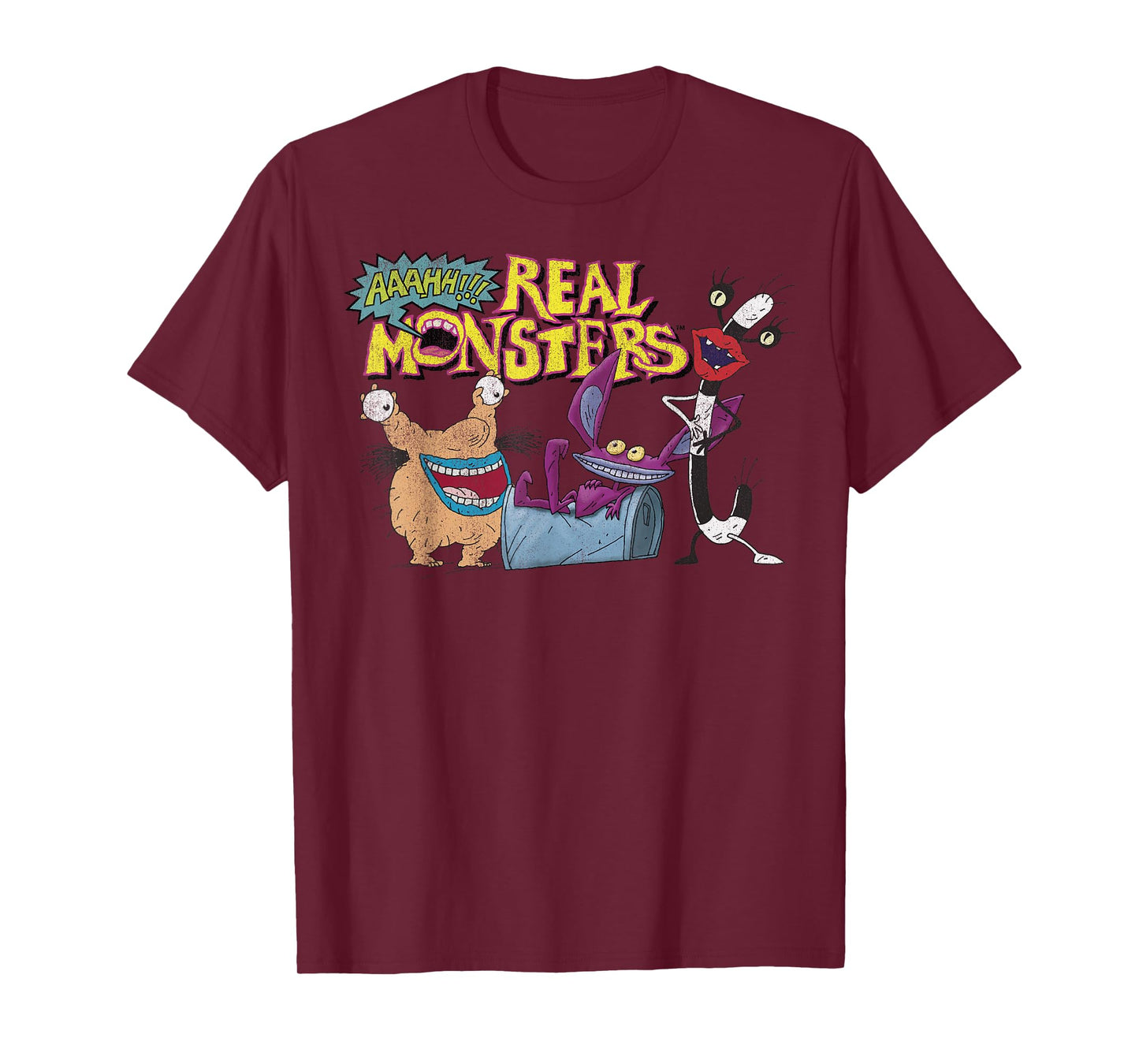 Aaahh!!! Real Monsters Friends Logo T-Shirt