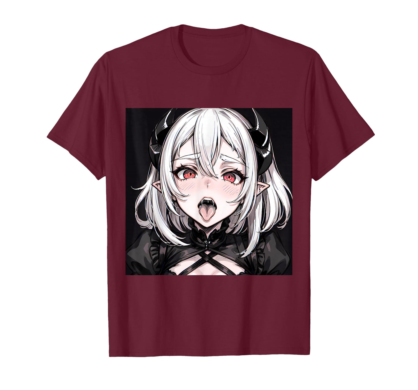 Lewd Anime Devil Girl Hentai Waifu T-Shirt