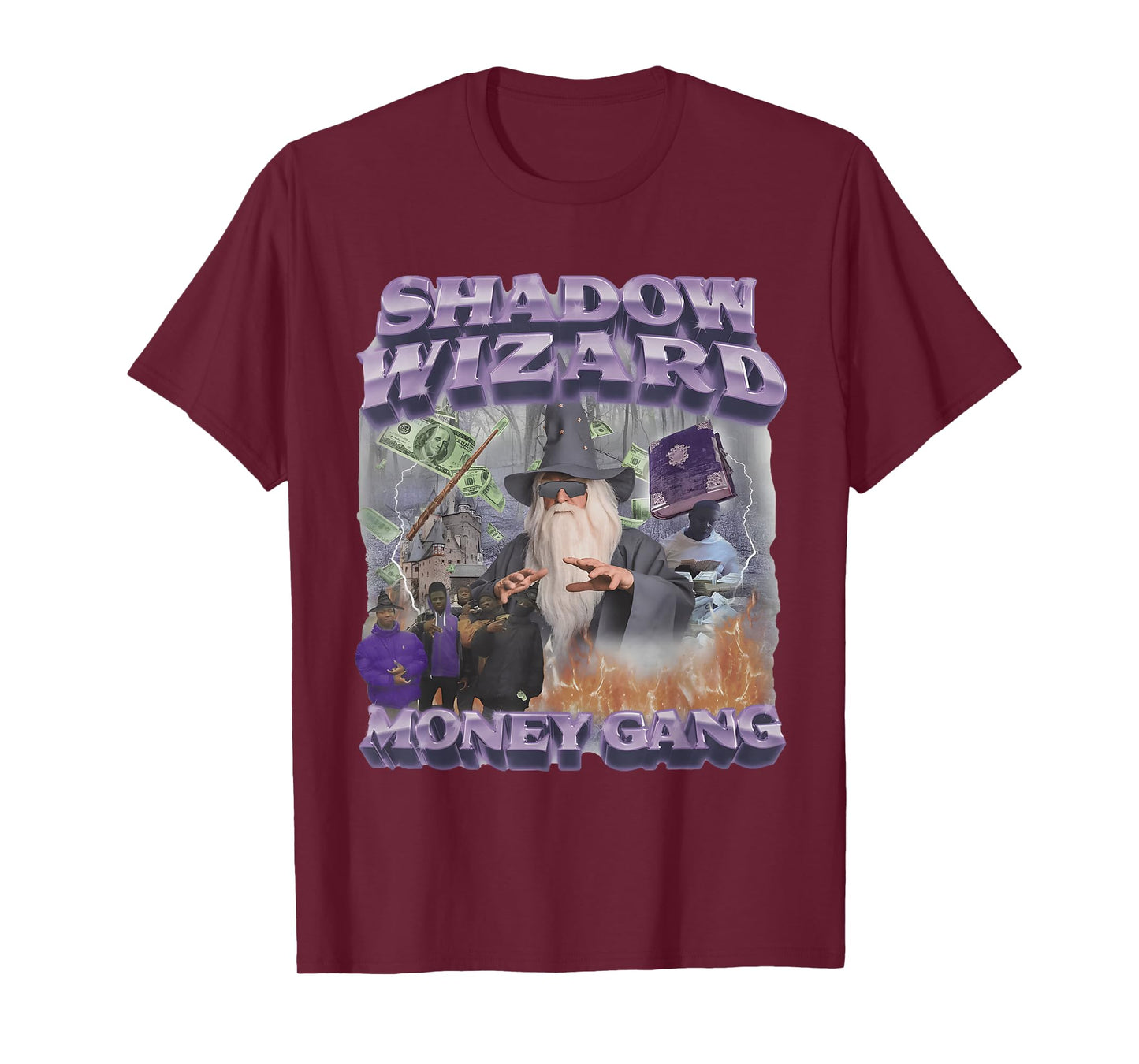 Shadow Wizard Money Gang Viral Meme Sarcastic Ironic Gen Z T-Shirt