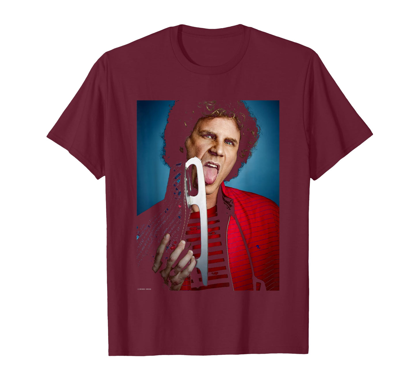 Blades Of Glory Actor Will Ferrell By Michael Grecco T-Shirt