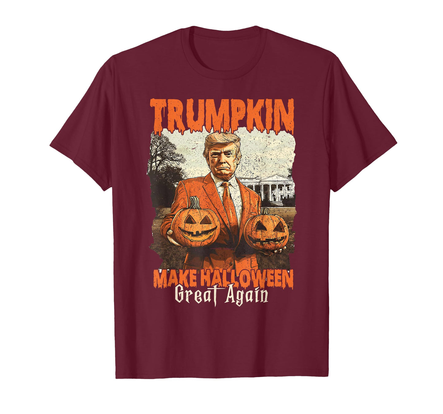 Trumpkin Make Halloween Great Again Funny Jack O Lantern T-Shirt