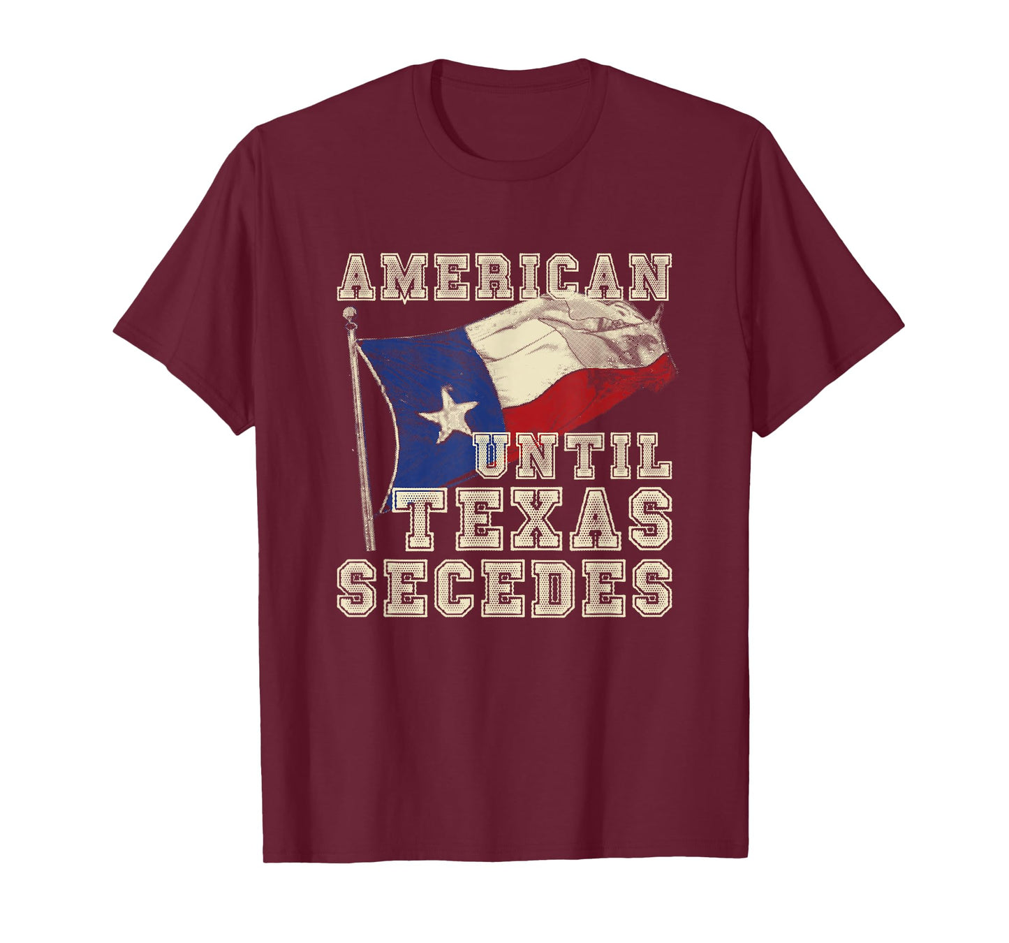 Cowboy Texas Bullriding Rodeo Gift American Until Texas Secedes Texas T-Shirt