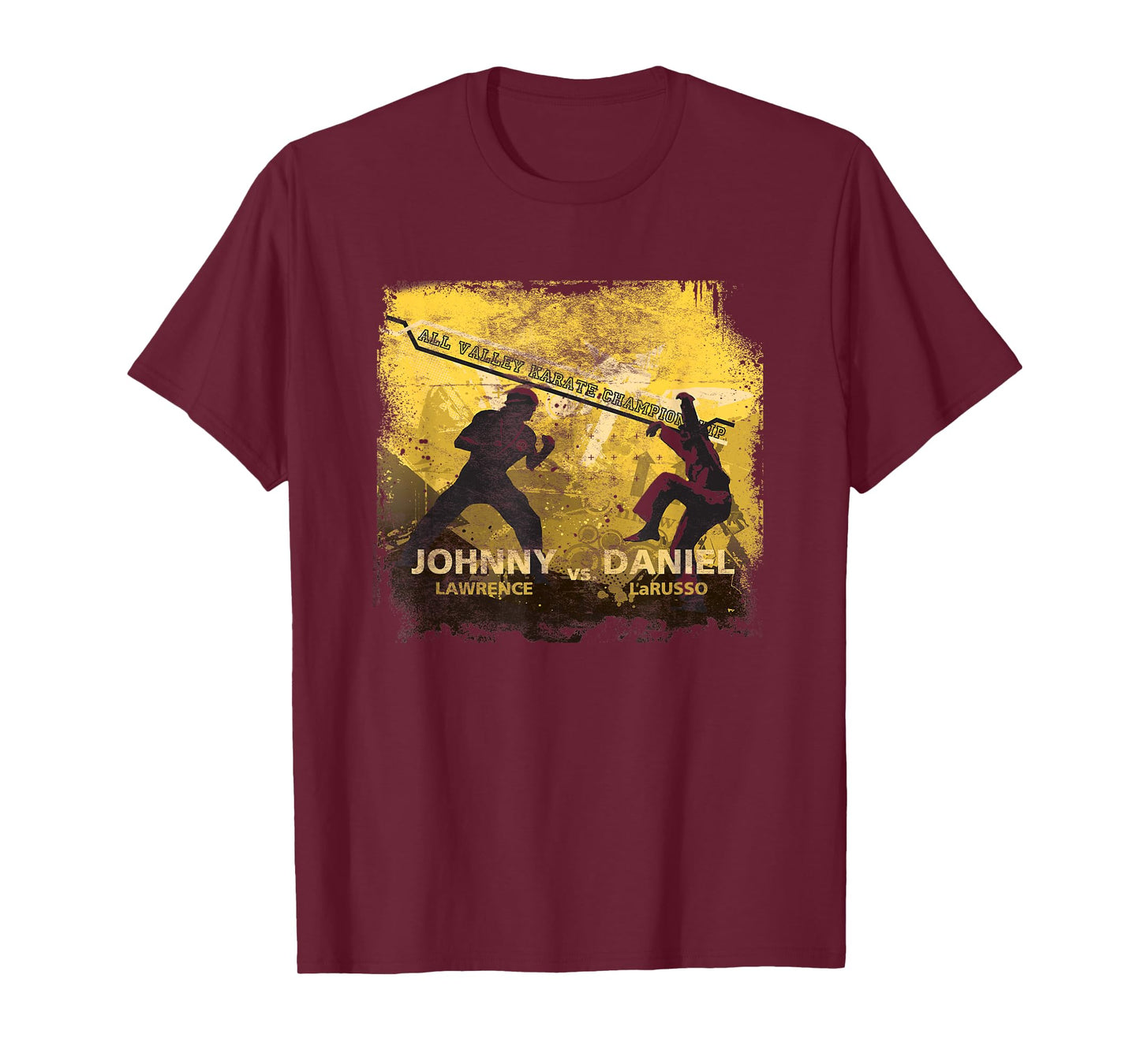 Cobra Kai Johnny vs Daniel All-Valley Karate TV Show T-Shirt