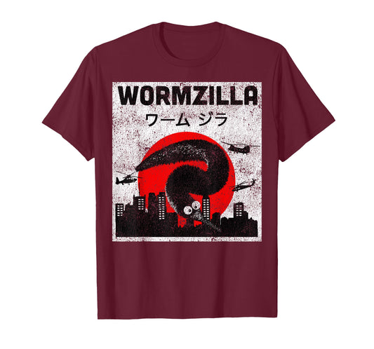 Worm on a String Meme, Japanese Fuzzy Magic Worms, Wormzilla T-Shirt
