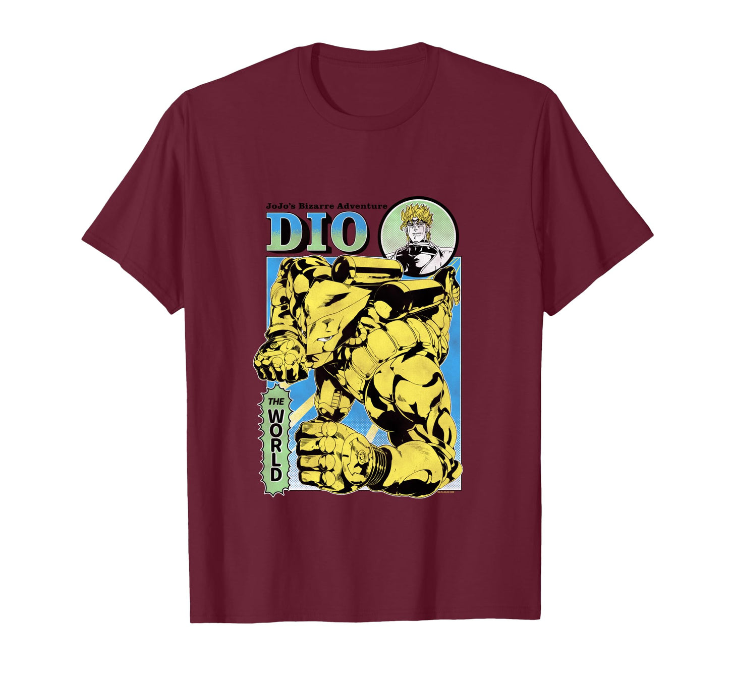 JoJo's Bizarre Adventure Part 3 DIO & The World Illustration Long Sleeve T-Shirt