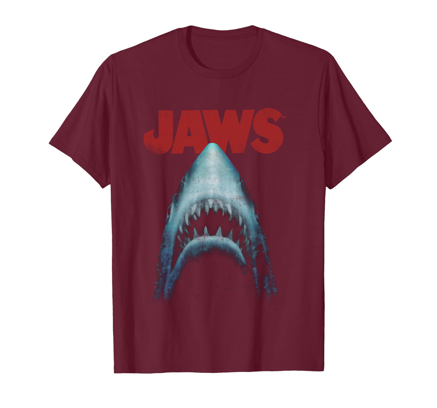 Jaws Classic Movie Poster Close-Up Long Sleeve T-Shirt