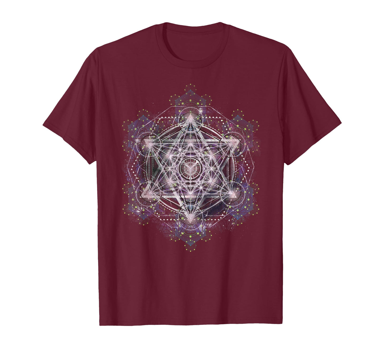 Metatron Cube Sacred Geometry Shirt - Spiritual Yoga T-shirt T-Shirt