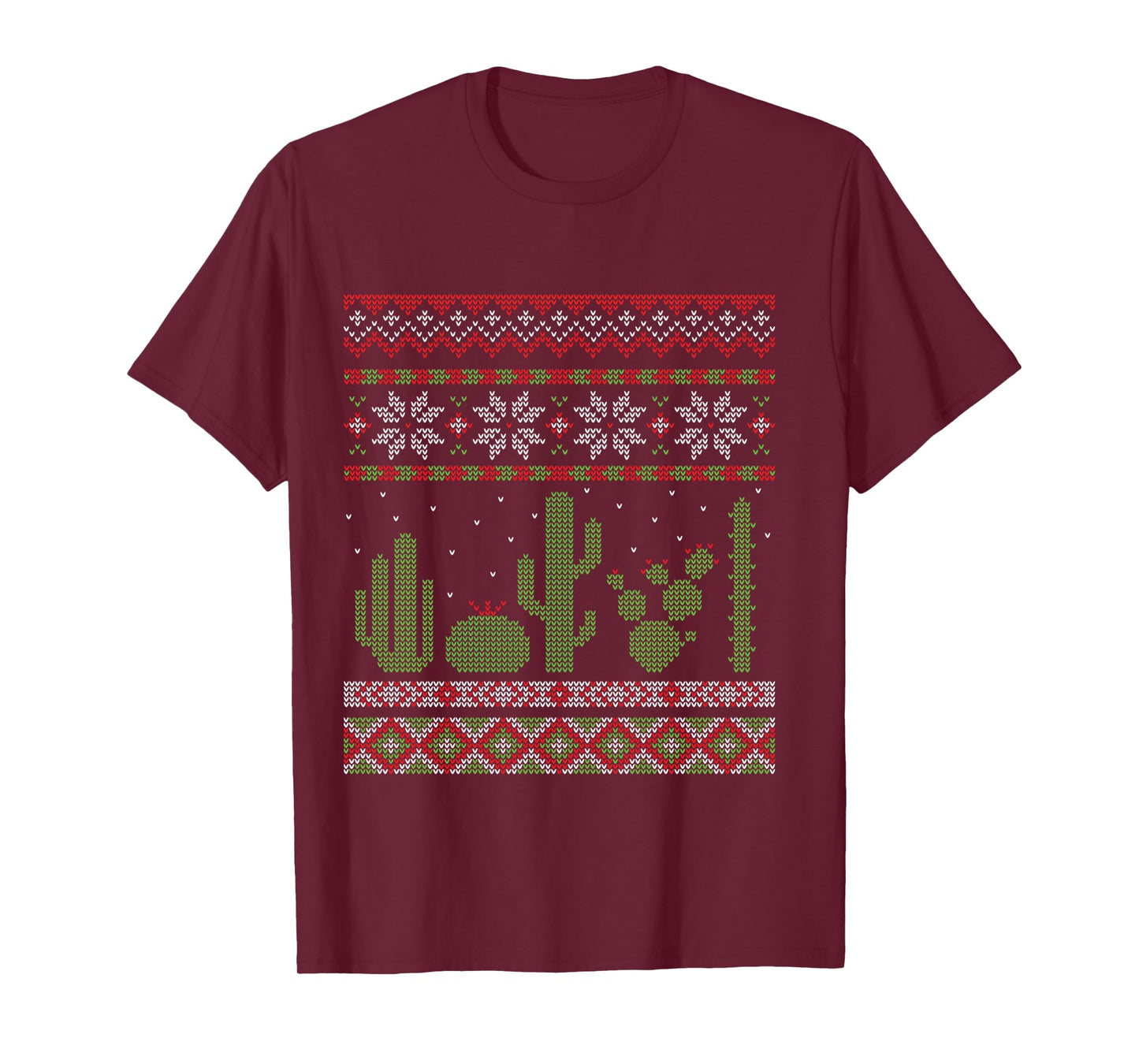 Cactus Ugly Christmas Southwest Cacti Succulent Long Sleeve T-Shirt