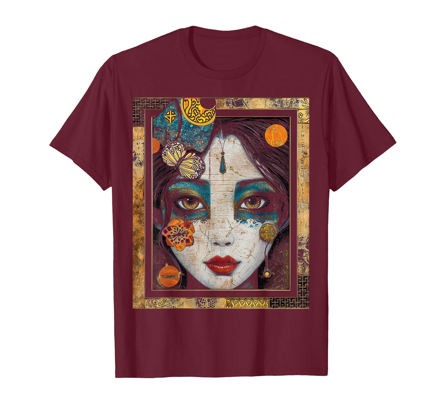 Anime Women Art Graphic Girl Colorful Anime T-Shirt