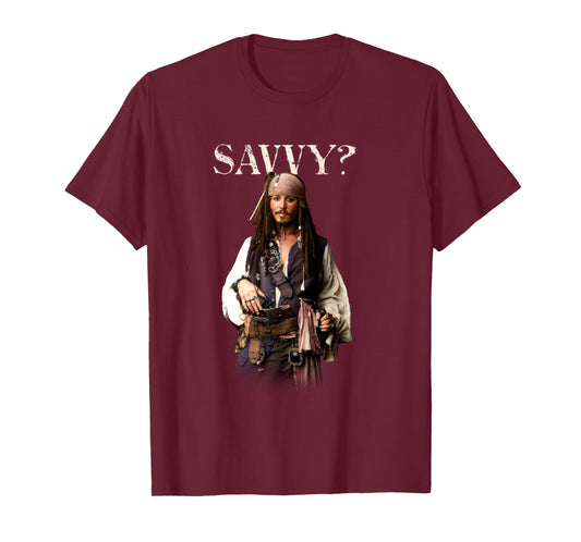 Disney Pirates of the Caribbean Captain Jack Savvy? Long Sleeve T-Shirt