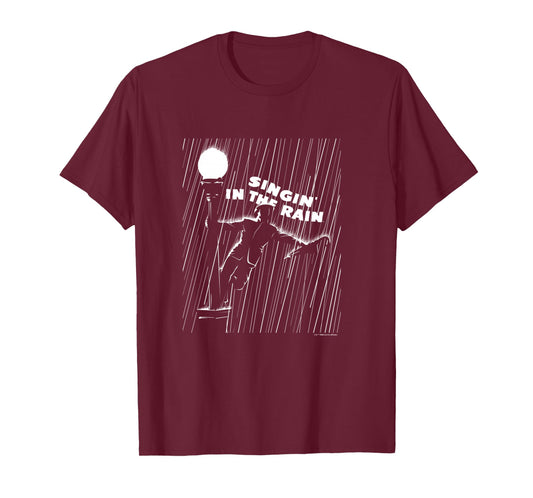 WB100 Singin' in the Rain Classic Movie Poster Long Sleeve T-Shirt