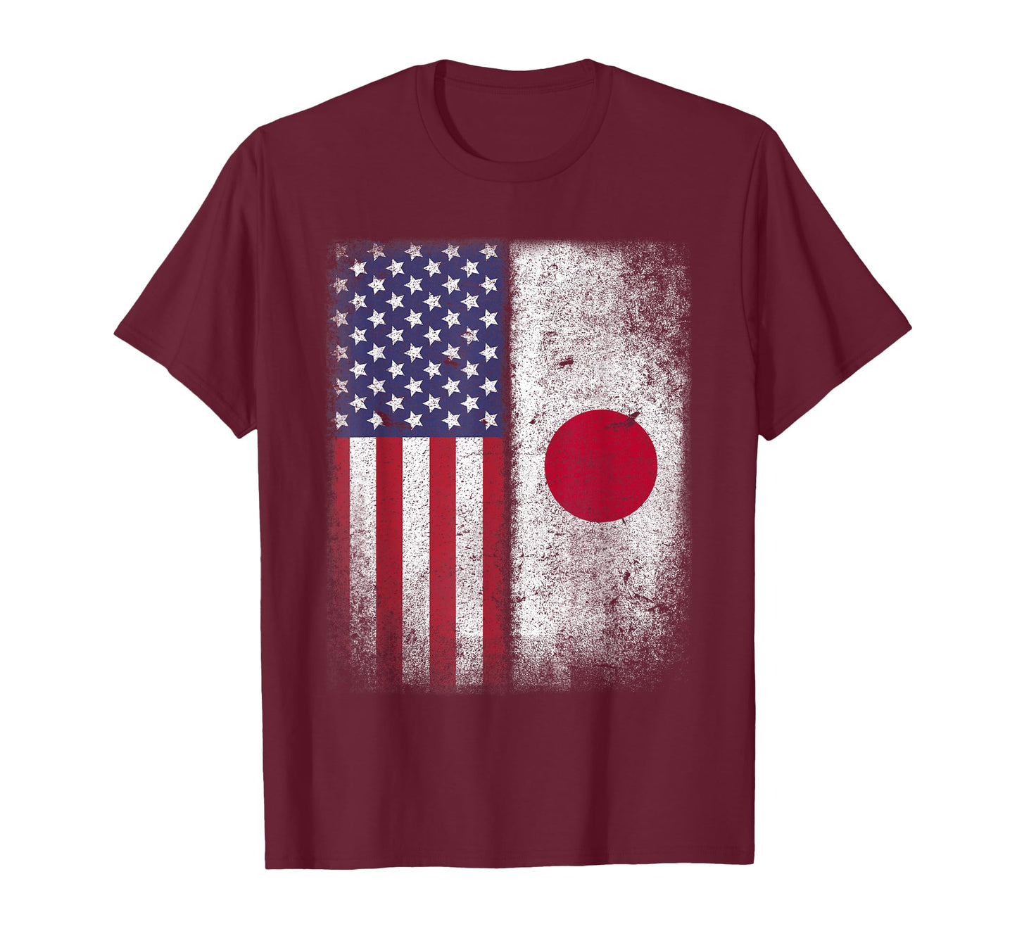 Japanese American Flag Japan Usa America T-Shirt