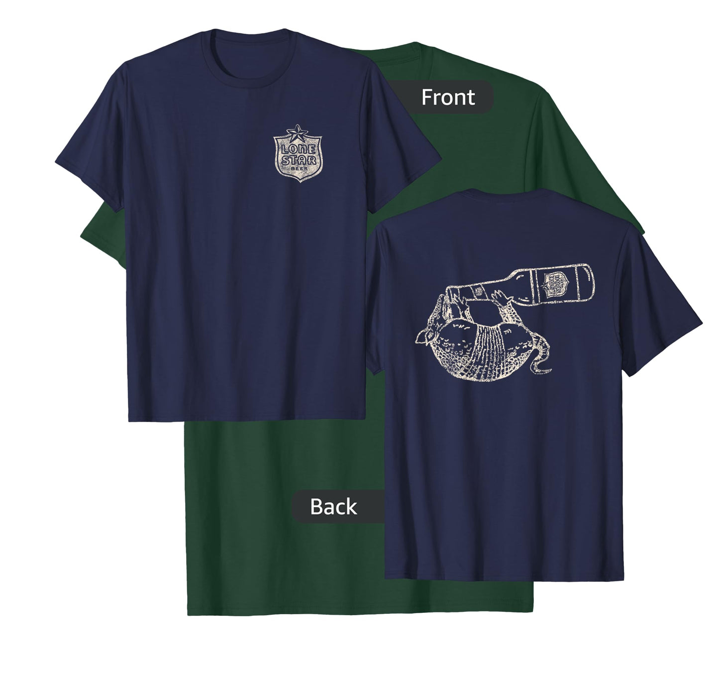 Texas Lone Star Beer Armadillo T-Shirt