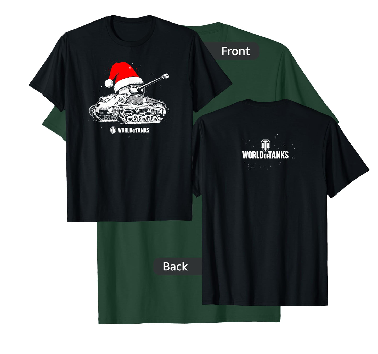 World of Tanks M4A3E8 Sherman with Santa Hat T-Shirt